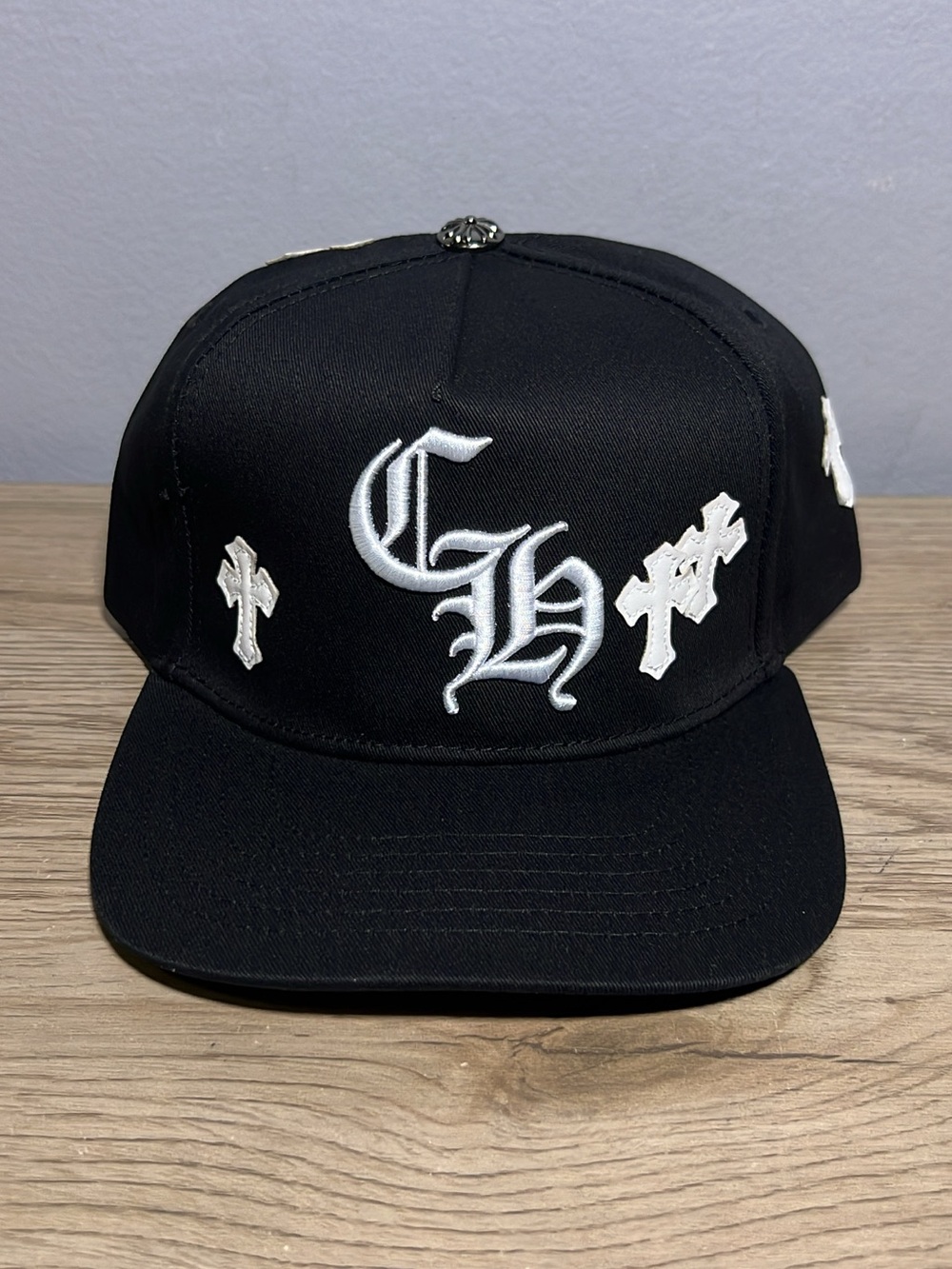Chrome Hearts Cross Patch Hat (BLACK)
